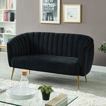 Load image into Gallery viewer, Dionne Love Seat, Black