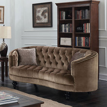 Load image into Gallery viewer, Manuela Love Seat, Brown