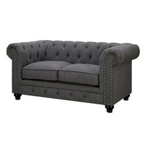 Load image into Gallery viewer, STANFORD Love Seat, Gray Fabric