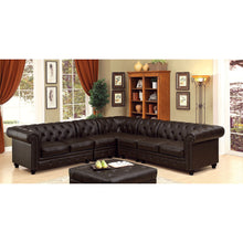 Load image into Gallery viewer, Ottoman, Brown Leatherette