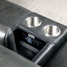 Load image into Gallery viewer, Omeet Right One Arm Loveseat W/ 1 Power Recliner &amp; Usb Plug &amp; Led Light(okin Power Moter)