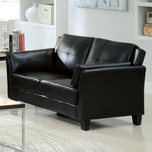 Load image into Gallery viewer, Pierre Love Seat, Black (K/D)
