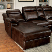 Load image into Gallery viewer, Hardy Sectional w/ Console, Brown
