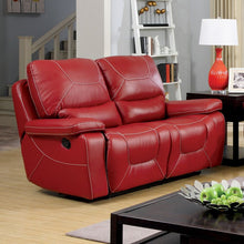 Load image into Gallery viewer, NEWBURG Two Recliner Love Seat, Red