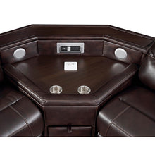 Load image into Gallery viewer, Sectional w/Wedge Table, USB, Speaker