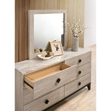 Load image into Gallery viewer, Elaina Queen Bed + 1ns + Dresser + Mirror